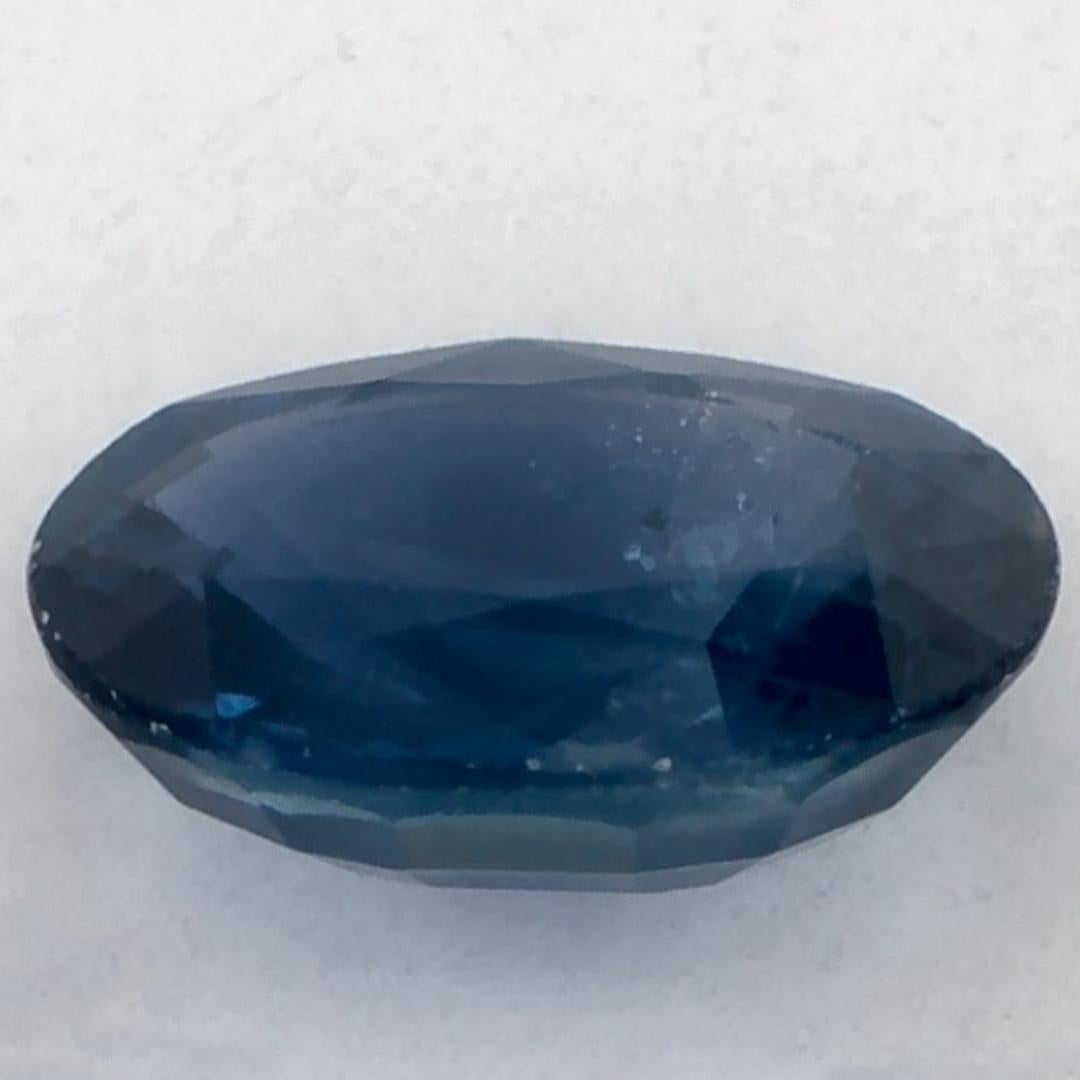 1.40 Ct Blue Sapphire Oval Loose Gemstone (pierre précieuse en vrac) Neuf - En vente à Fort Lee, NJ