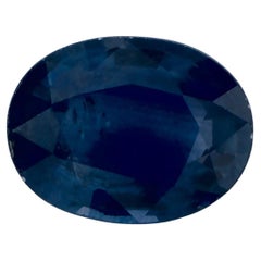 1.40 Ct Blue Sapphire Oval Loose Gemstone (pierre précieuse en vrac)