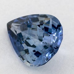 1.40 Ct Blue Sapphire Pear Loose Gemstone