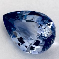 1.40 Ct Blue Sapphire Pear Loose Gemstone (pierre précieuse en vrac)