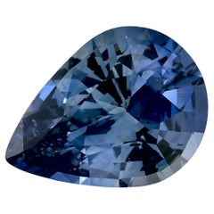 1.40 Ct Blue Sapphire Pear Loose Gemstone