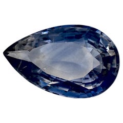 1.40 Ct Blue Sapphire Pear Loose Gemstone