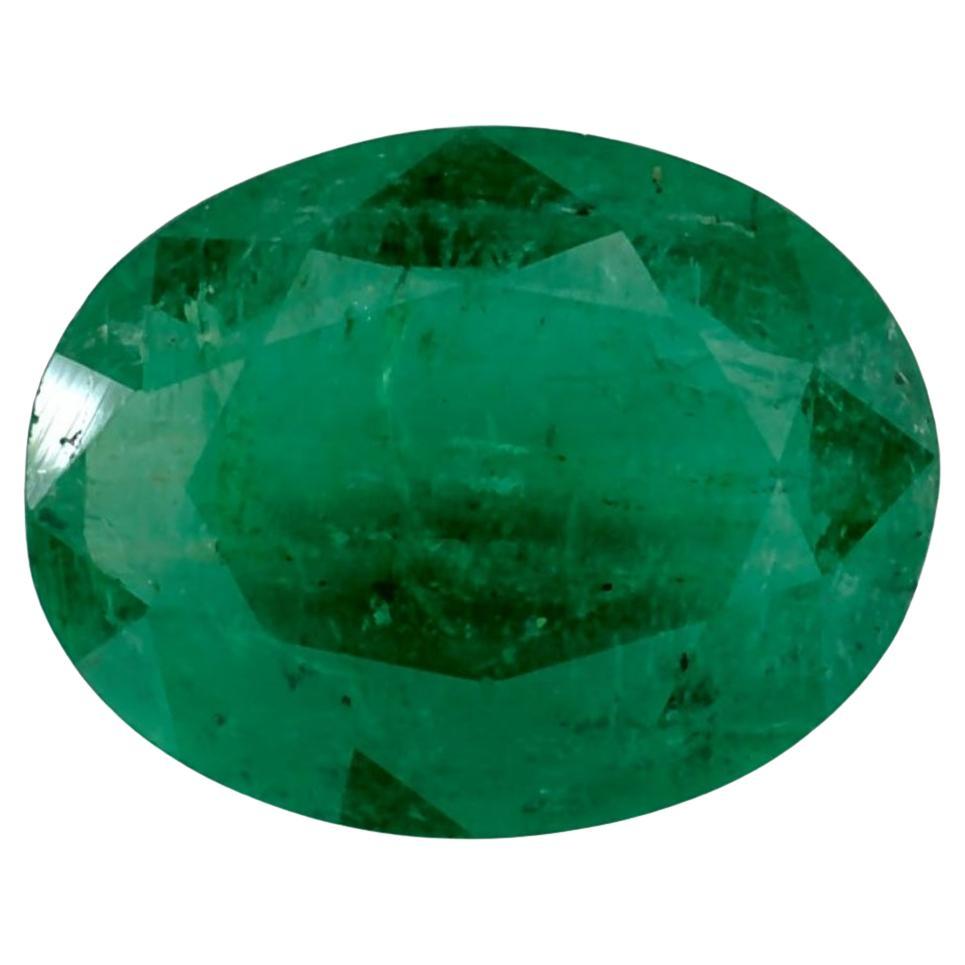 1.40 Ct Emerald Oval Loose Gemstone (pierre précieuse en vrac)