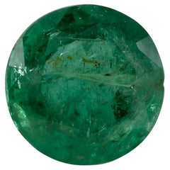 1.40 Ct Emerald Round Loose Gemstone
