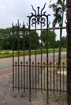 140 meters of Antique Wrought Iron Fencing