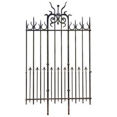 140 meters of Antique Wrought Iron Fencing