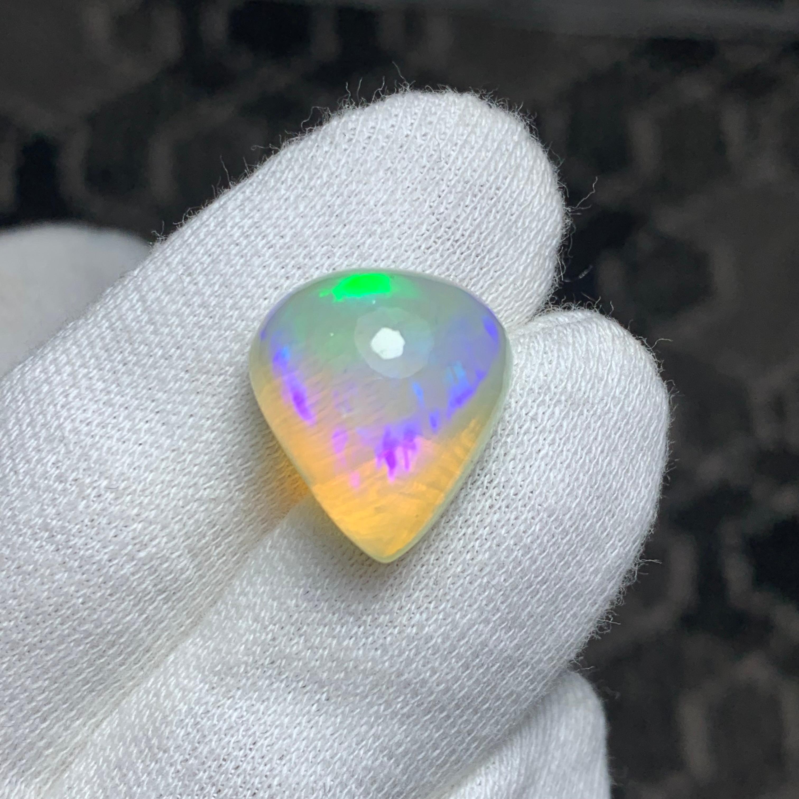Arts and Crafts 14.00 Carat Natural Loose Opal Cabochon From Ethiopia For Sale