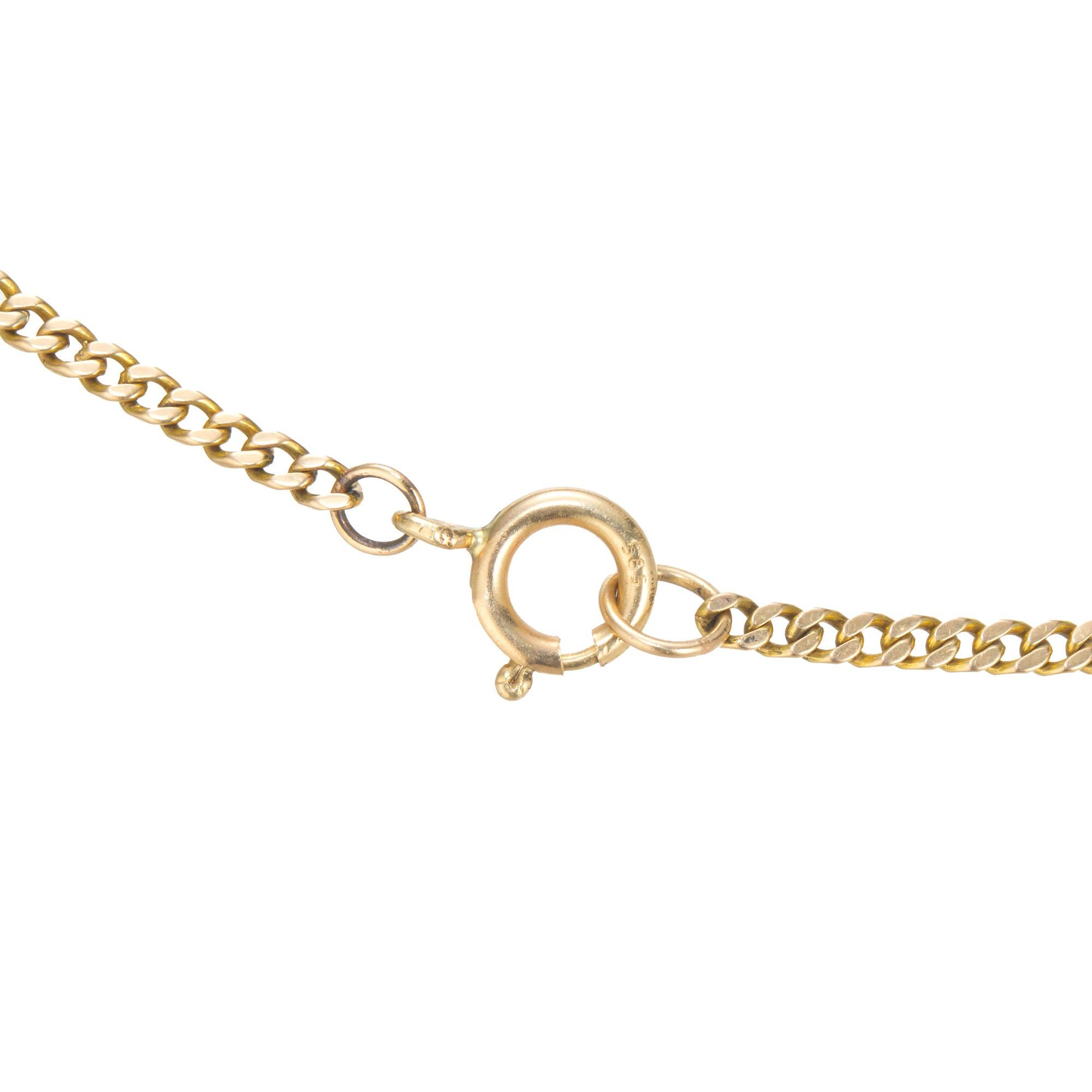 14.00 Carat Oval Citrine Pearl Halo Yellow Gold Pendant Necklace Pour femmes en vente