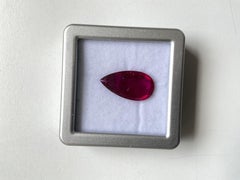 14.03 Carats Rubellite Tourmaline Pear Cut Stone For Fine Jewelry Natural Gem