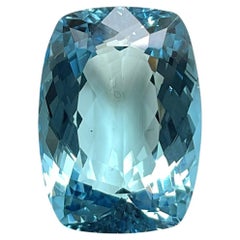 14,03 quilates aguamarina de primera calidad talla cojín piedra para joyería gema natural