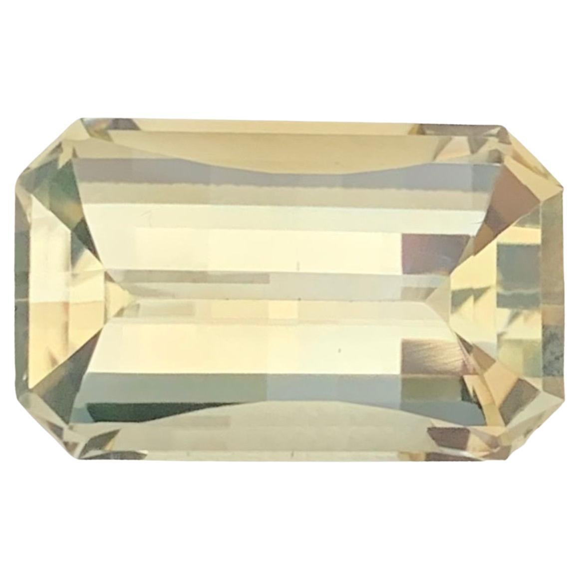 14.05 Carat Natural Loose Yellow Citrine Pixelated Cut Gemstone