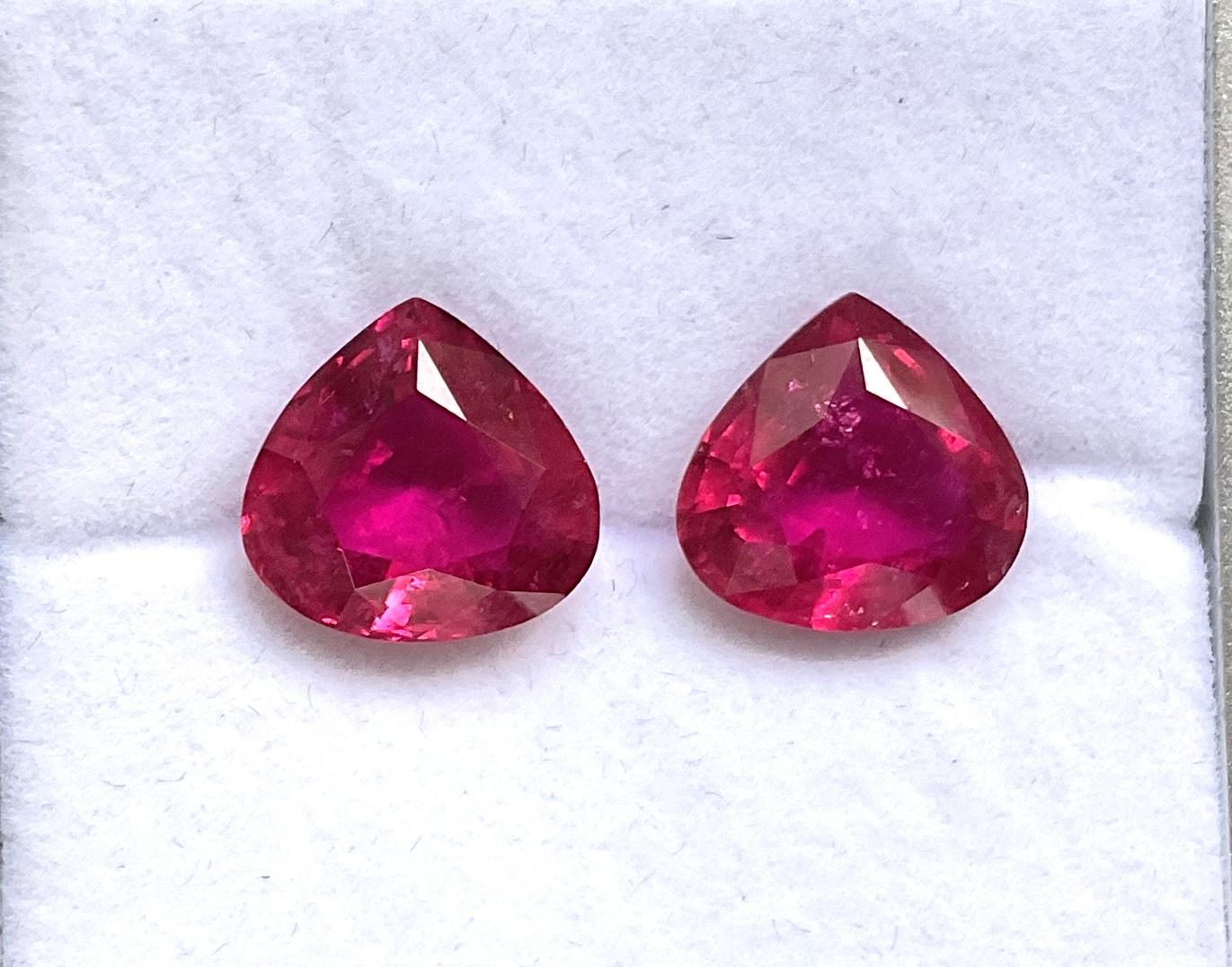 Cuore 14.05 Carats Rubellite Tourmaline Heart Cut stone For Jewelry Natural gemstone in vendita