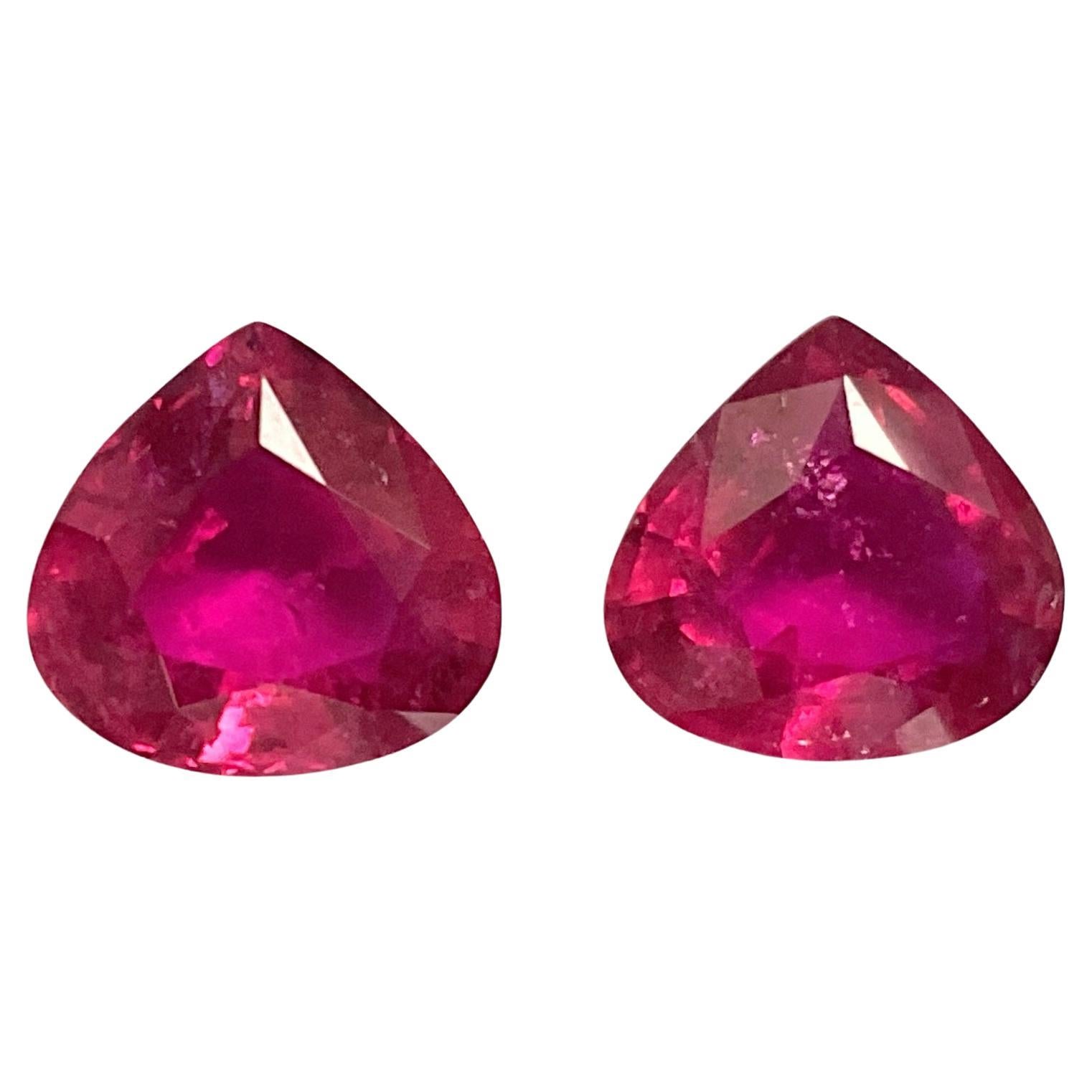 14.05 Carats Rubellite Tourmaline Heart Cut stone For Jewelry Natural gemstone