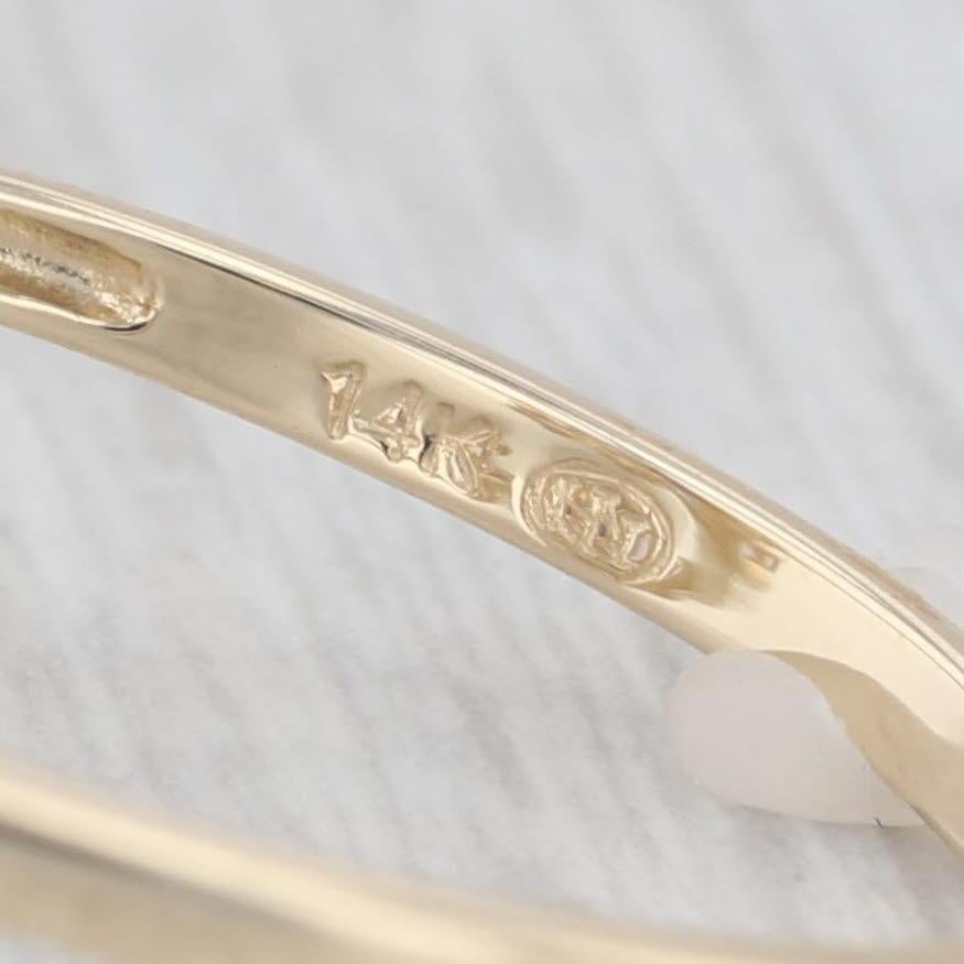 Anello in oro giallo 14K con cluster floreale di iolite da 1,40 carati, misura 10,25 in vendita 2