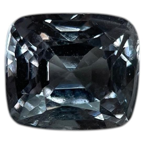 1.40Ct Metallic Grey Spinel (6.5x5.7x4.3mm) For Sale