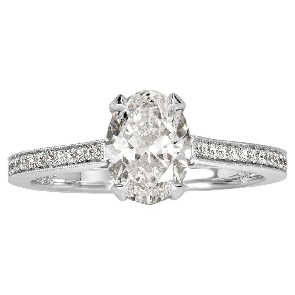 1.40ct Oval Cut Diamond Engagement Ring