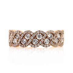 1.40ct Round Brilliant Cut Diamond Ring in 14k Rose Gold