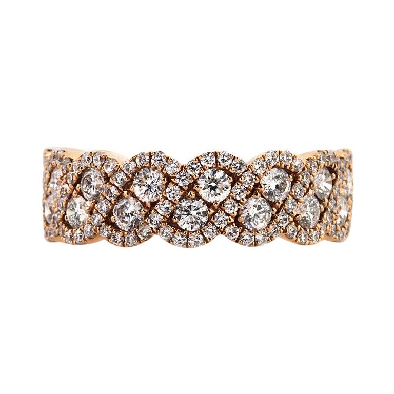 1.40ct Round Brilliant Cut Diamond Ring in 14k Rose Gold