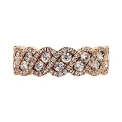 1.40ct Round Brilliant Cut Diamond Ring in 14k Rose Gold