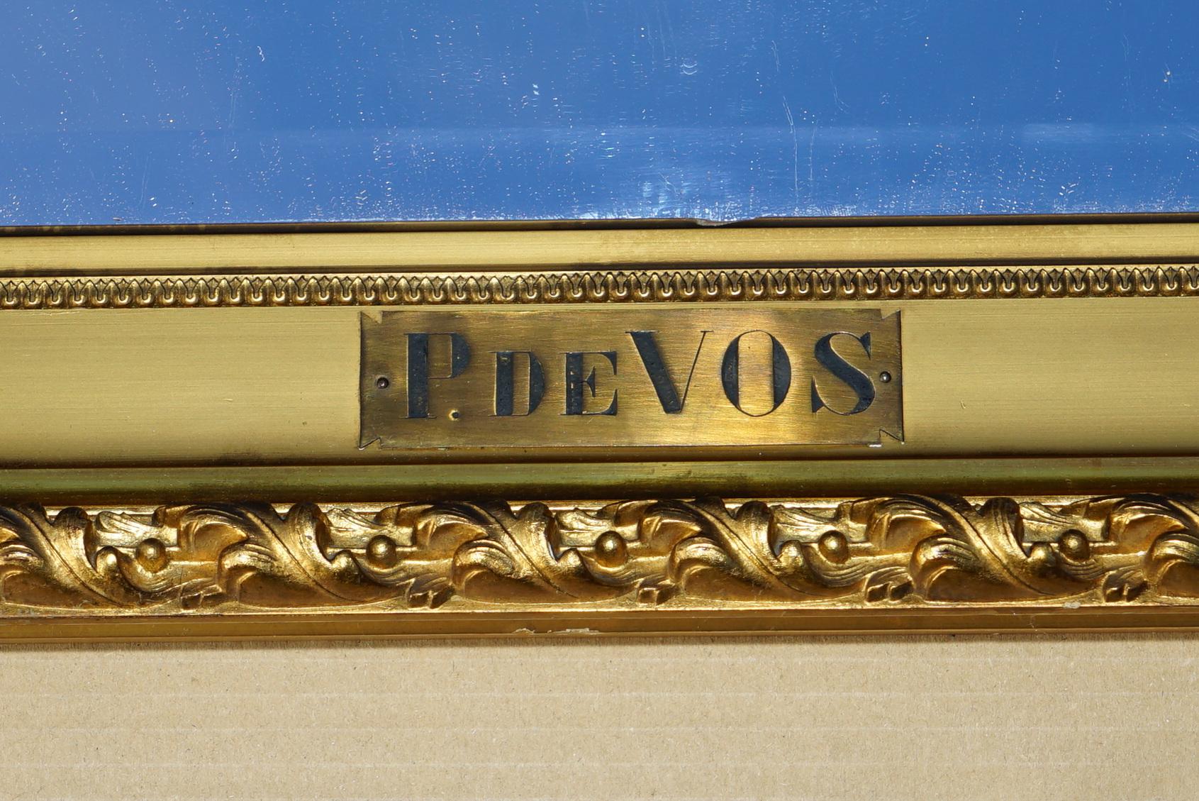 Baroque 140X152CM PAUL DE VOS 17TH CENTURY GILTWOOD PICTURE FRAMES CONVERTED TO MIRRORs For Sale