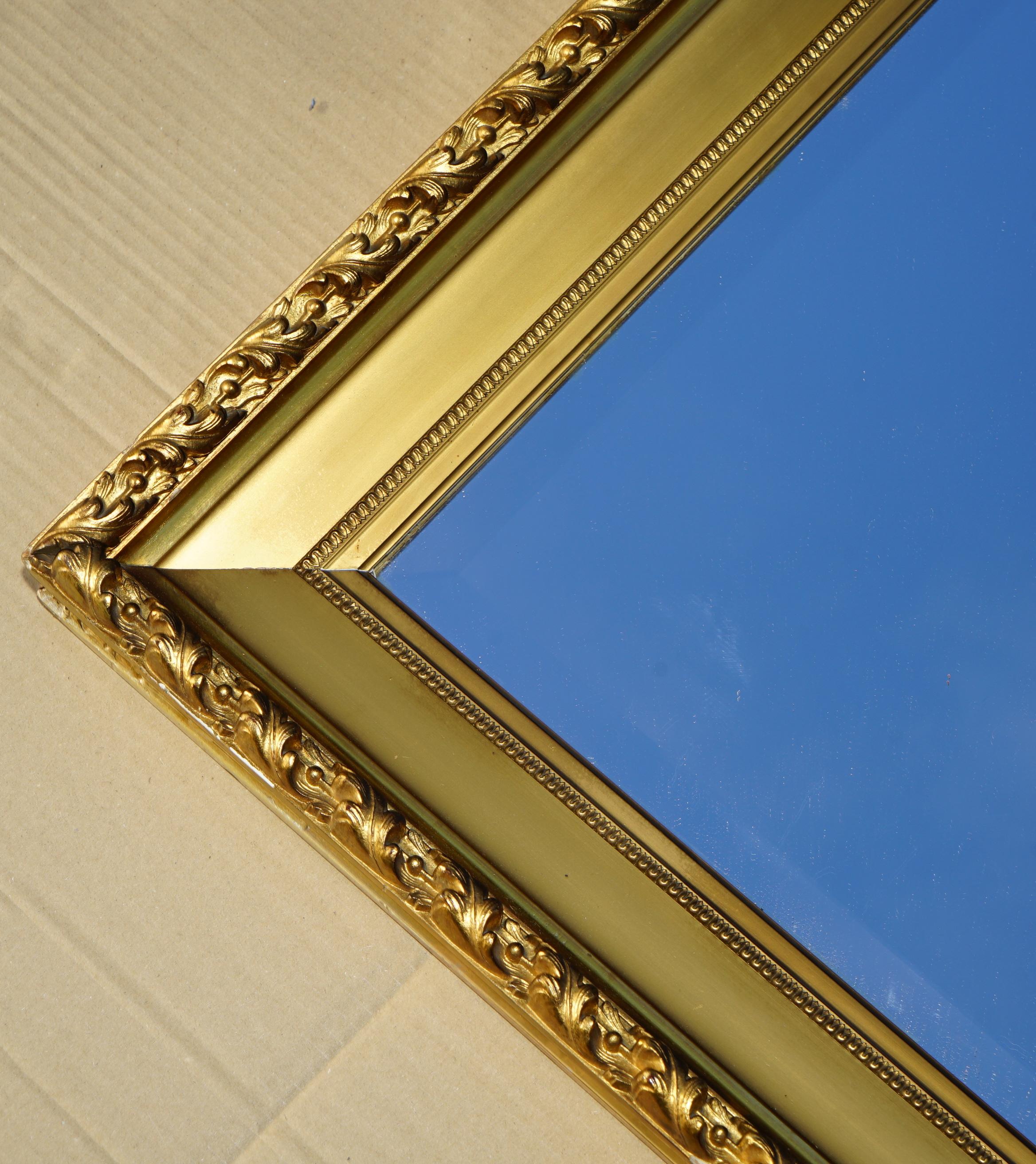 140X152CM PAUL DE VOS 17TH CENTURY GILTWOOD PICTURE FRAMES CONVERTED TO MIRRORs In Good Condition For Sale In West Sussex, Pulborough