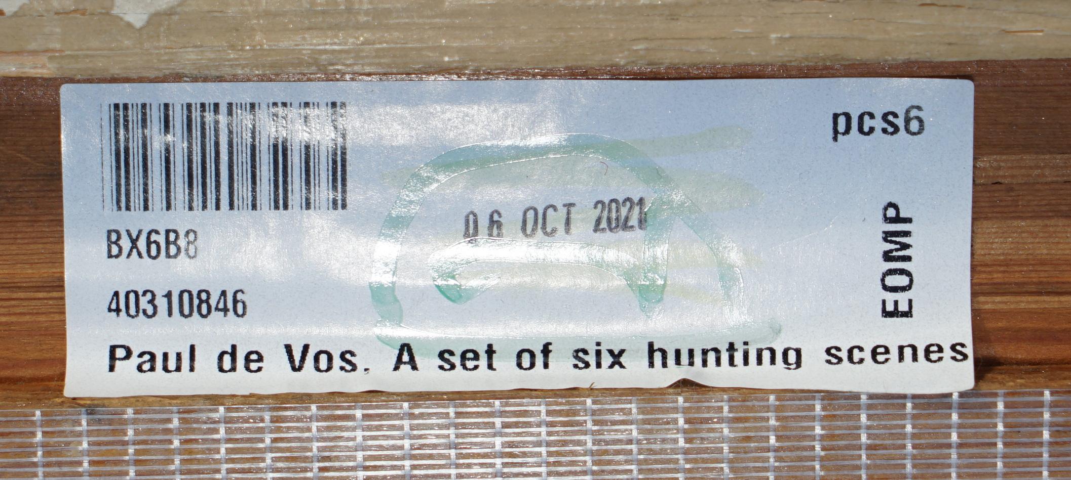 140X152CM PAUL DE VOS 17TH CENTURY GILTWOOD PICTURE FRAMES CONVERTED TO MIRRORs For Sale 1