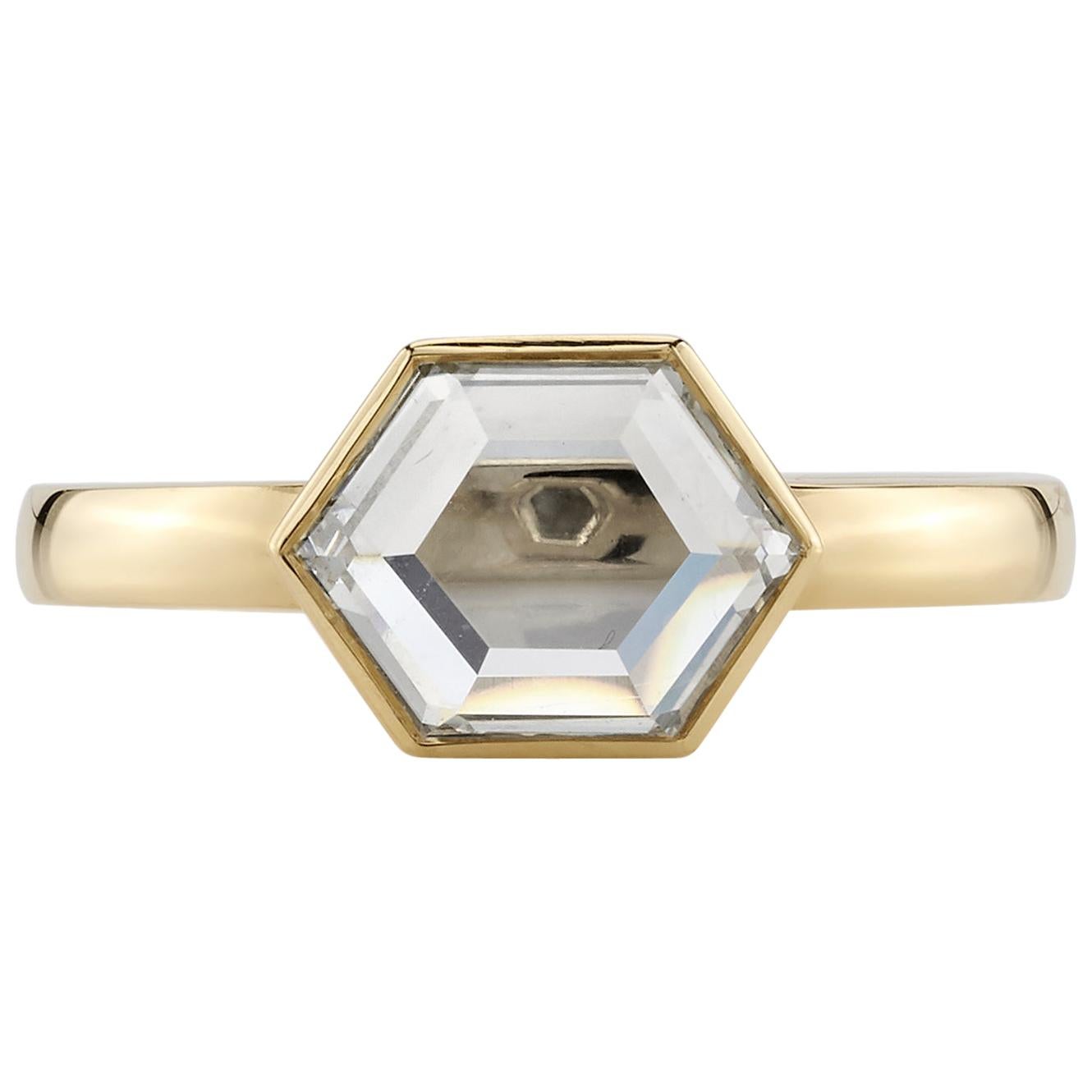1.41 Carat GIA Certified Portrait Cut Diamond Mounted in an 18 Karat Gold Ring