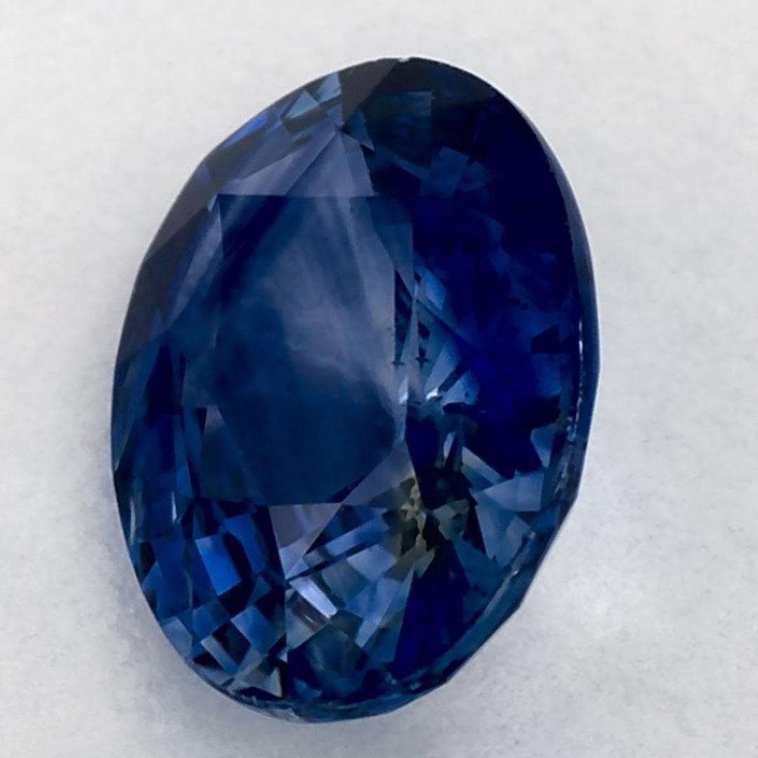 1.41 qt Zafiro Azul Oval Gema Suelta Corte oval en venta