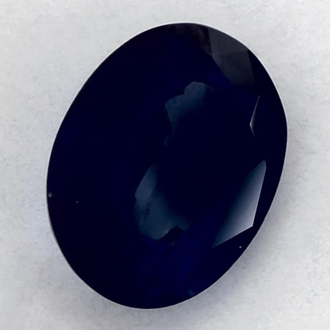 1.41 qt Zafiro Azul Oval Gema Suelta en Nuevo estado para la venta en Fort Lee, NJ