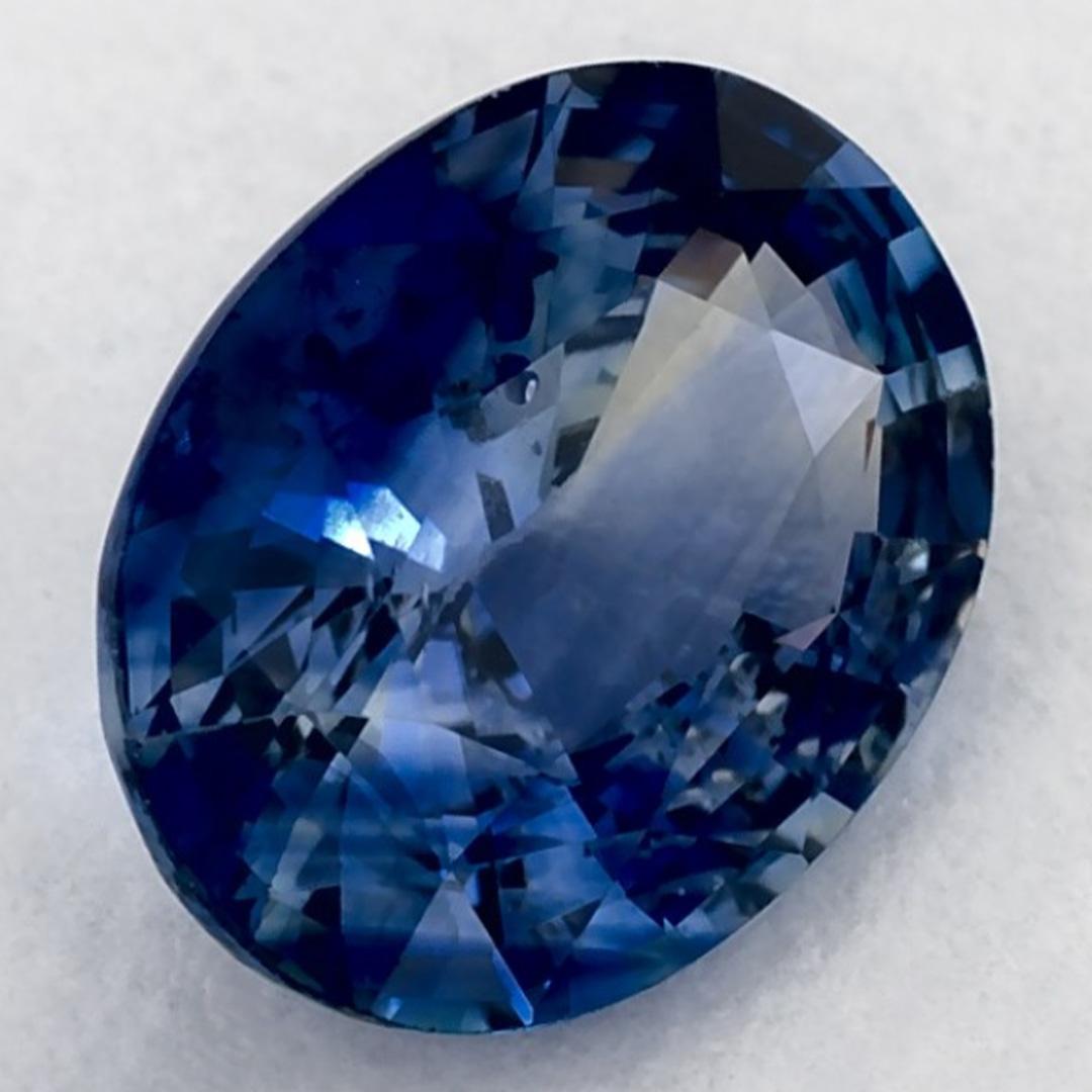 1.41 qt Zafiro Azul Oval Gema Suelta en Nuevo estado para la venta en Fort Lee, NJ