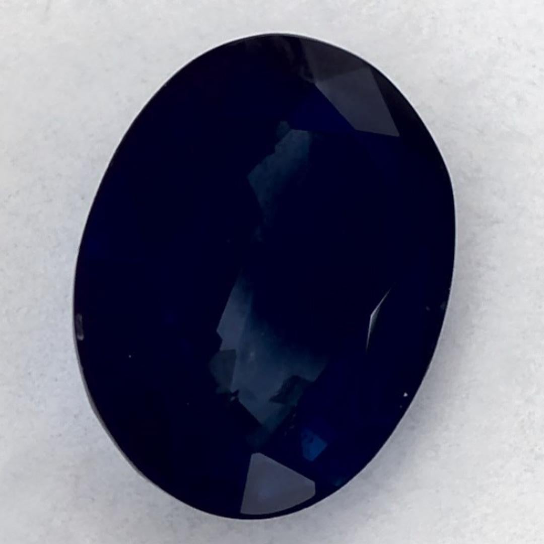 De las mujeres 1.41 qt Zafiro Azul Oval Gema Suelta en venta