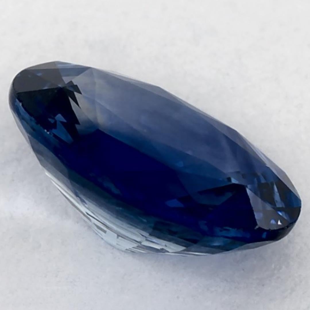1.41 qt Zafiro Azul Oval Gema Suelta en venta 1