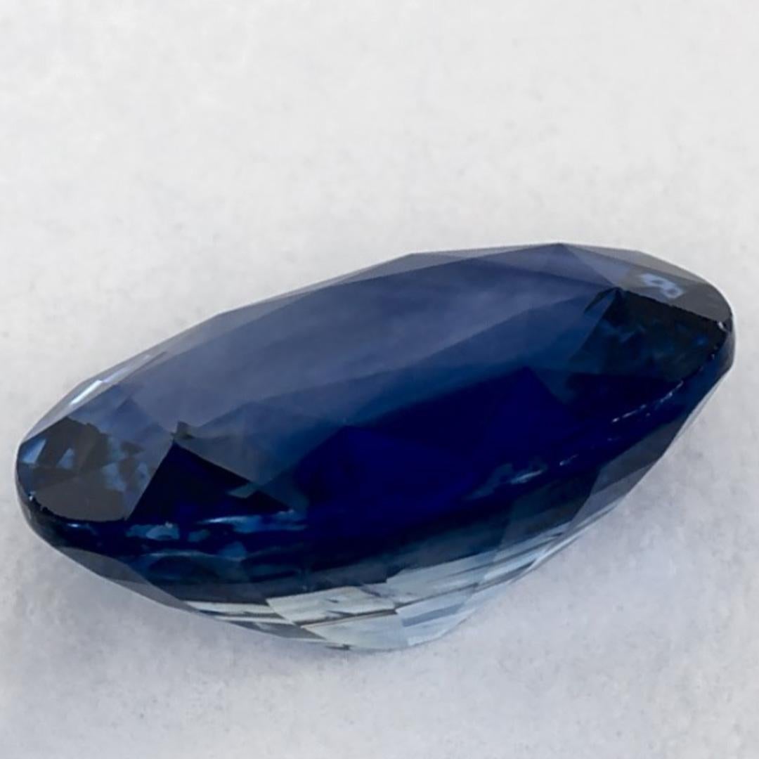 1.41 qt Zafiro Azul Oval Gema Suelta en venta 2