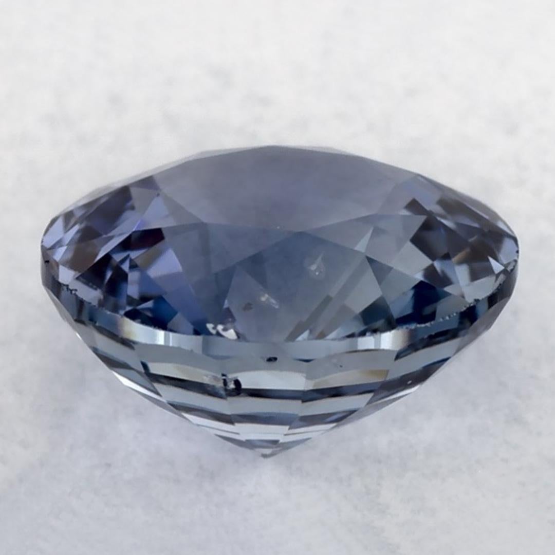 1.41 carati di zaffiro blu rotondo sfuso In condizioni Nuovo in vendita a Fort Lee, NJ