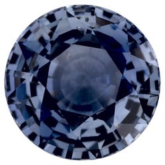 1.41 Karat Blauer runder Saphir, loser Edelstein