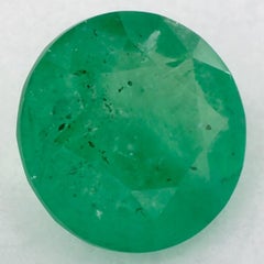 1.41 Ct Emerald Round Loose Gemstone