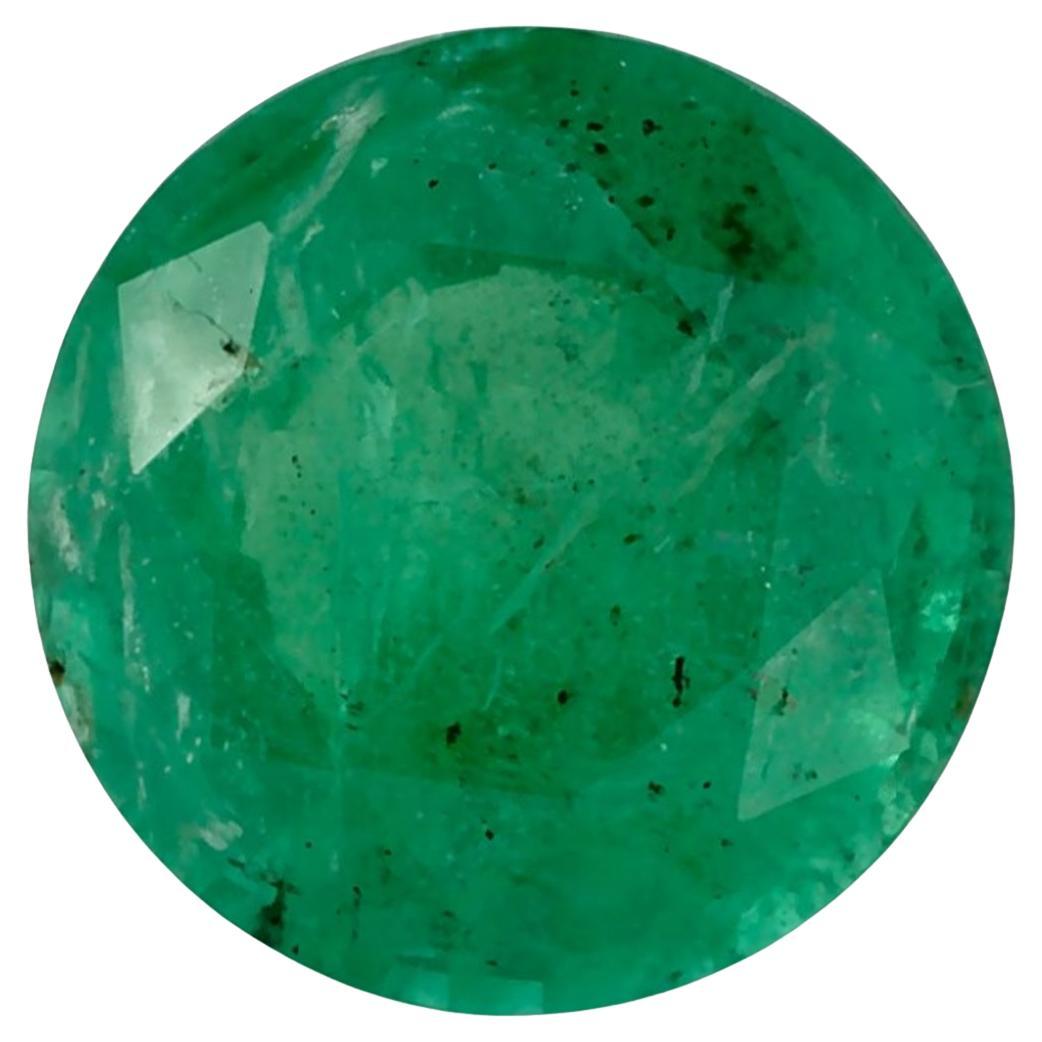 1.41 Ct Emerald Round Loose Gemstone
