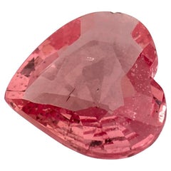 1.41 Ct Pink Sapphire Heart Loose Gemstone