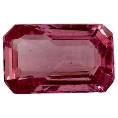 1.41 Ct Pink Sapphire Octagon Cut Loose Gemstone