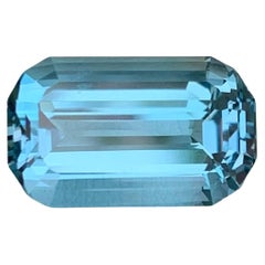14.10 carats London Blue Topaz Stone Custom Precision Cut African Gemstone