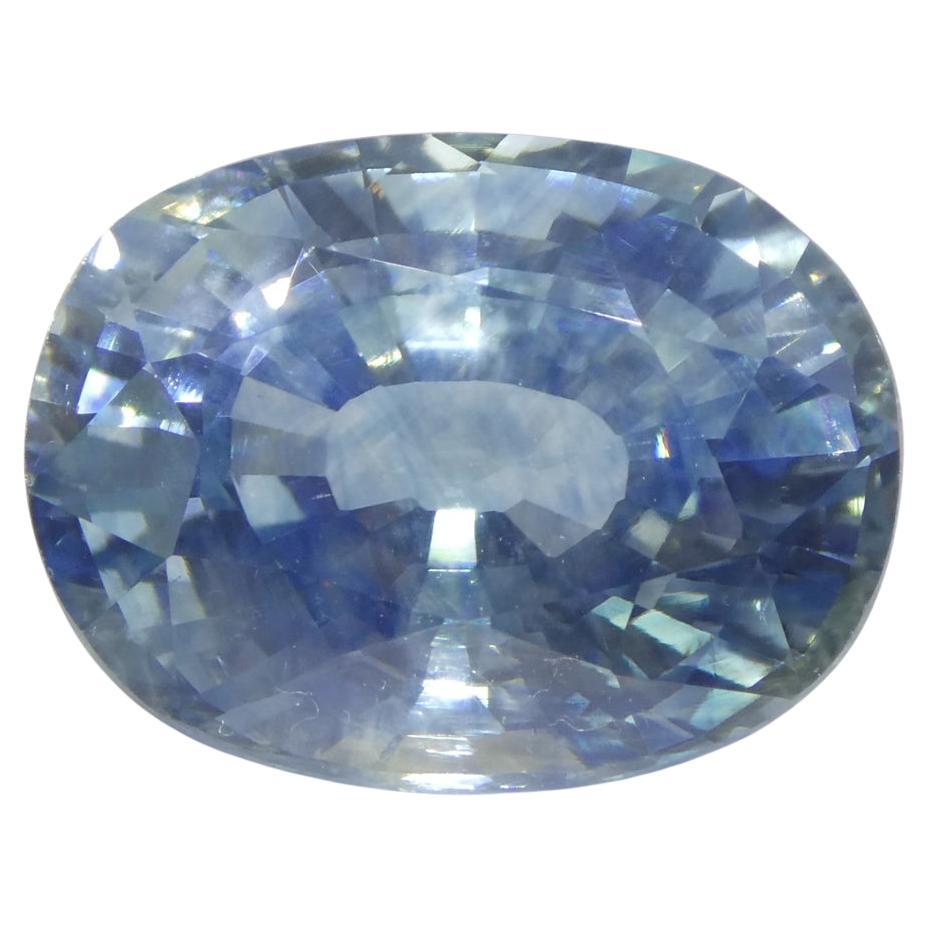 14.12ct Oval Blue Sapphire GIA Certified Madagascar