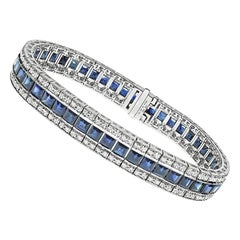 14.13ct Saphir 3.72ct Diamant Bracelet