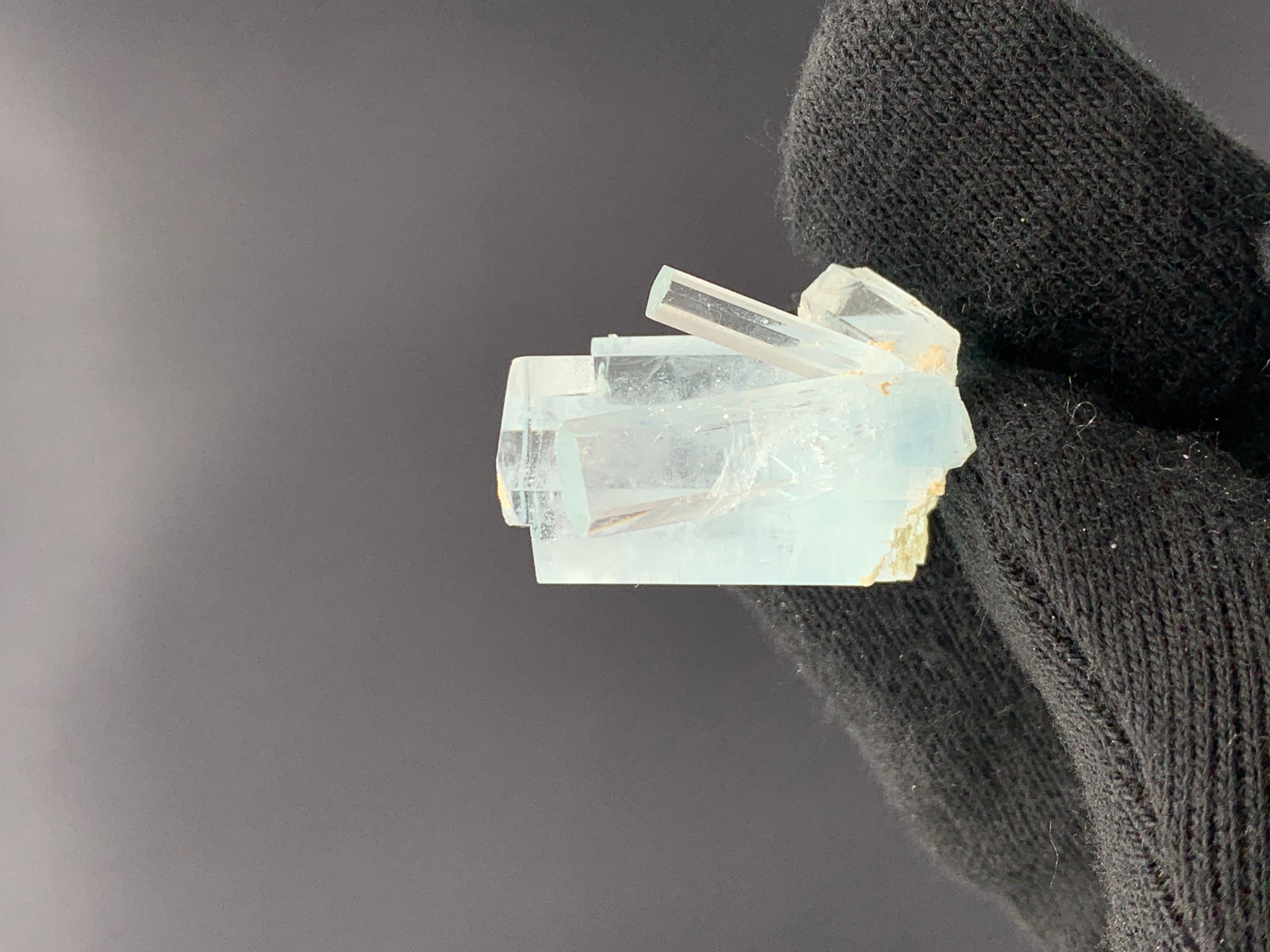 Pakistani 14.14 Gram Mesmerising Aquamarine Crystal Bunch From Shigar Valley, Pakistan  For Sale