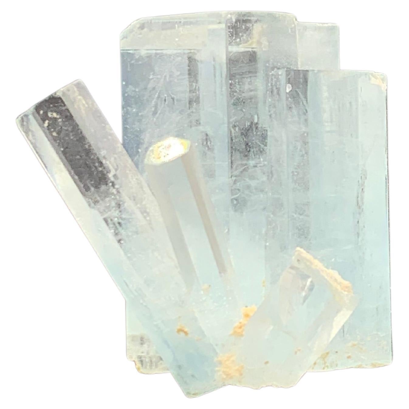 14.14 Gram Mesmerising Aquamarine Crystal Bunch From Shigar Valley, Pakistan  For Sale