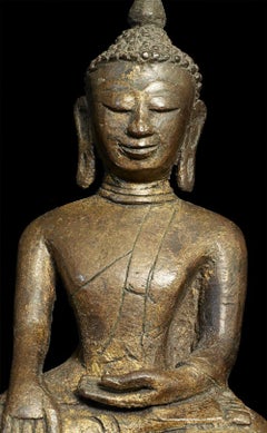 14\15thC Burmese Pinya Style, Very Rare Type of Burmese Buddha