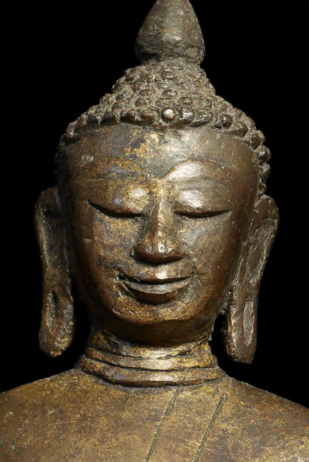 14\15thC Burmese Pinya Style, Very Rare Type of Burmese Buddha 1