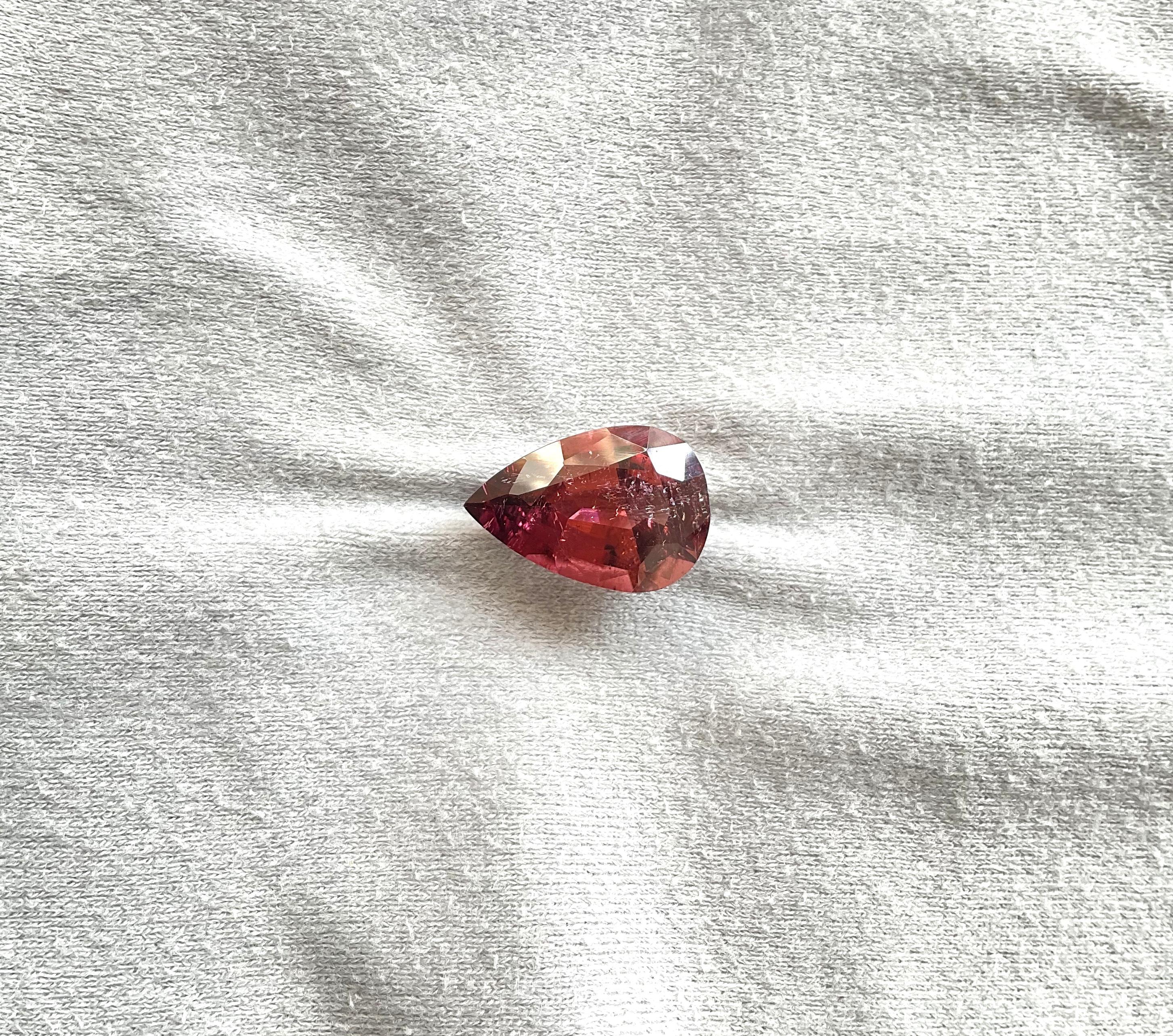 14.16 Carats Peach Pink Top Quality Pear Cut stone For Jewelry Natural Gemstone

Gemstone - Tourmaline
Weight - 14.16 Carats
Shape - Pear
Size - 21x14x9 MM
Pieces - 1