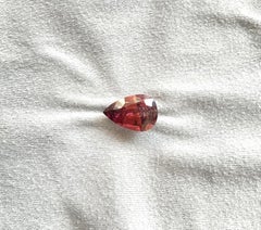 14.16 Carats Peach Pink Top Quality Pear Cut stone For Jewelry Natural Gemstone