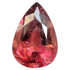 14.16 Carats Peach Pink Top Quality Pear Cut stone For Jewelry Natural Gemstone