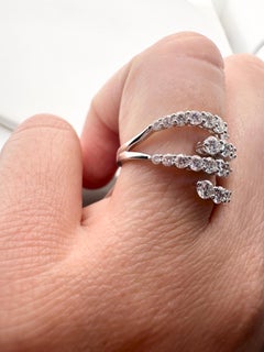 1.41ct diamond ring modern luxury ring fine diamonds VVS DEF